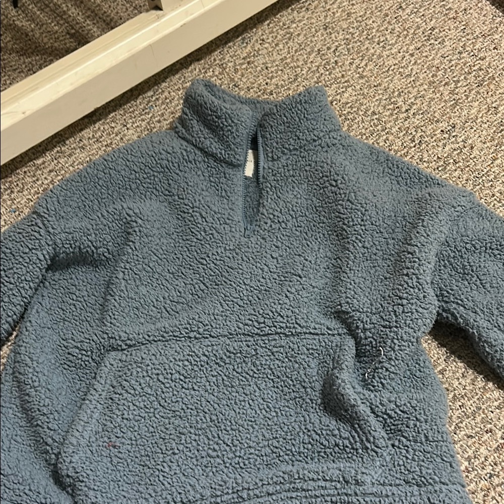 Cozy Blue Fleece Pullover